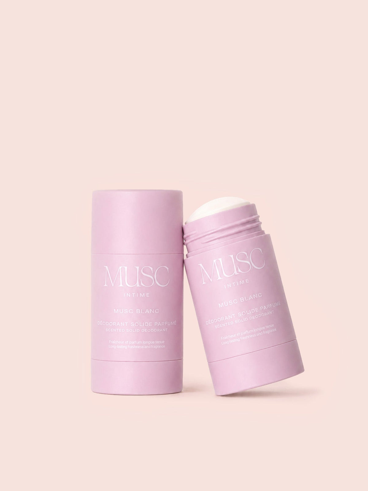 2 Déodorants Solides Parfumés - Musc Blanc