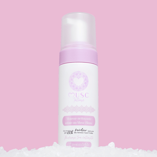 Mousse nettoyante Intime au Musc Blanc - l'Irrésistible
